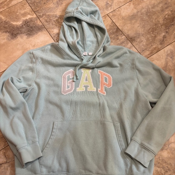 Women’s Teal GAP Hoodie Large - Picture 1 of 2